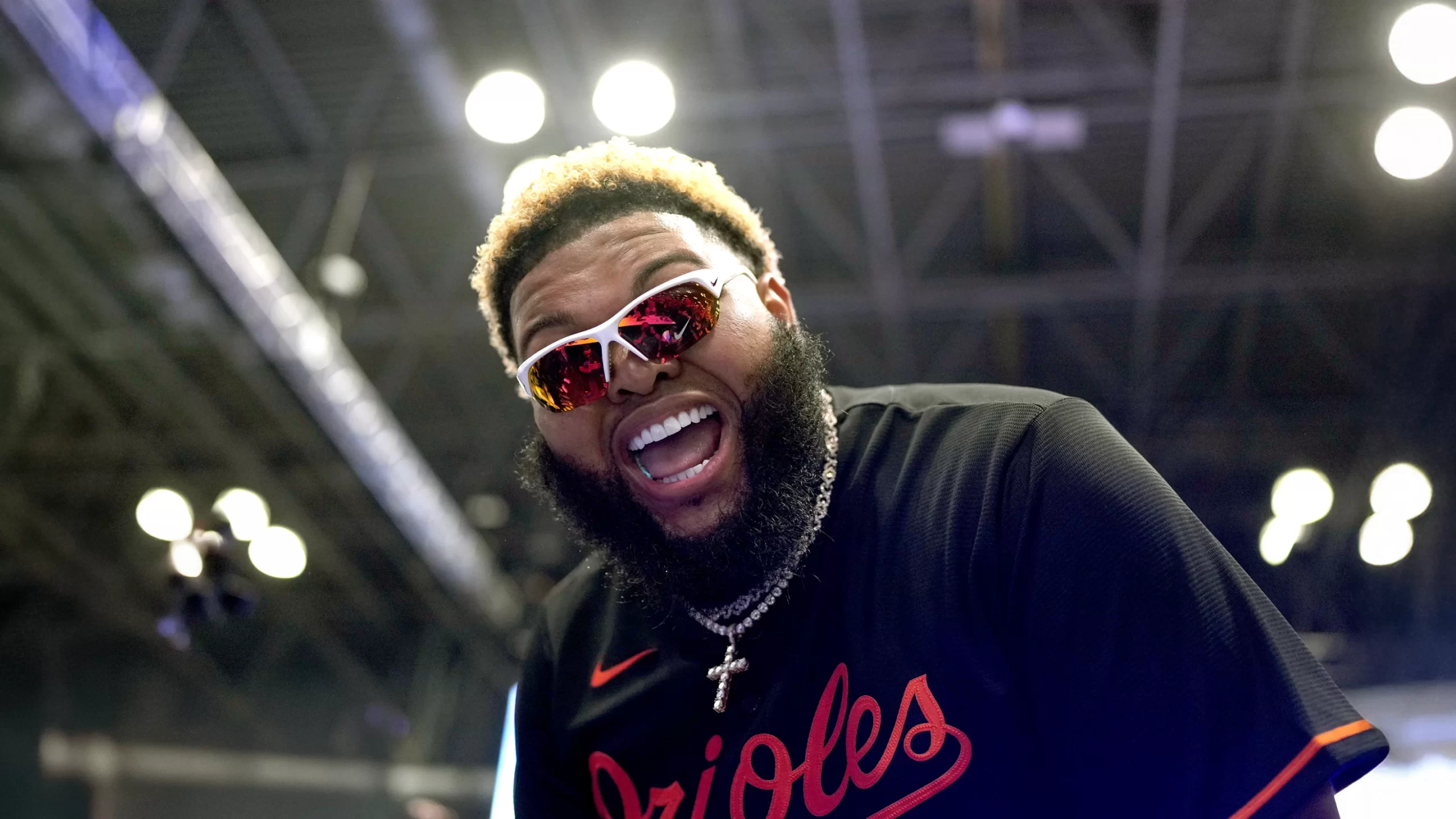 Druski laughing wearing sunglasses